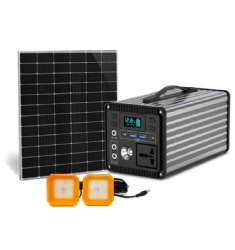 200W 168Wh 300W 225Wh 252Wh 400W 336Wh 500W 392Wh 448Wh Outdoor Portable Energy Storage Power Station with 30W splar panel and LED lamp